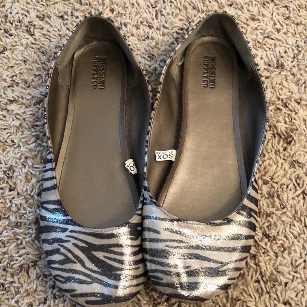 Metallic zebra flats 🦓